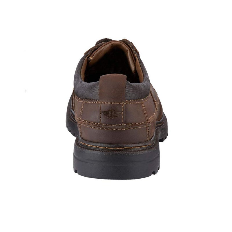 DOCKERS Mens Overton Leather Rugged Casual Oxford Shoe with Stain Defender - Wide Widths Available Red/Brown - Image 3